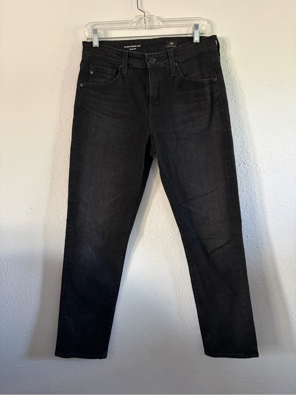Ag Adriano Goldschmied Men's Slim Black Denim Jeans